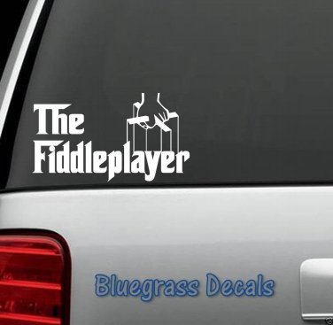 A1020 THE FIDDLE PLAYER DECAL STICKER for Car TRUCK SUV VAN LAPTOP VIOLIN FIDDLE