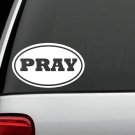 PRAY STICKER JESUS GOD CHRISTIAN WINDOW DECAL STICKER RELIGION FAITH CHURCH