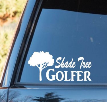 J1081 Shade Tree Golfer Decal Sticker Club Putter Irons Bag Driver Tees Grips