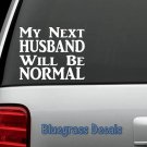 A1098 Funny HUSBAND Decal Sticker Car Truck SUV Van Laptop Wall Boat Trailer