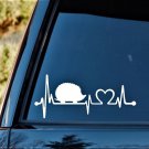 Hedgehog Heartbeat Lifeline Decal Sticker for Car Pet Cage Deco *F1083 Accessory