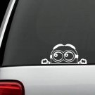 G1049 Peeking Minion Decal Sticker Car Truck SUV Van Locker Laptop Boat Surface