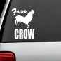 C1148 Farm Crow Rooster Decal Sticker Tractor Barn Chicken Horse Duck Poultry