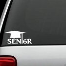 J1035 SENIOR CAP CLASS 2016 DECAL Sticker Car TRUCK SUV Van HIGH SCHOOL COLLEGE