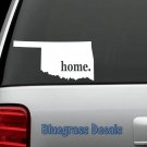 E1035 OKLAHOMA HOME STATE Decal Sticker Car Truck SUV Van LAPTOP MIRROR