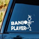 Banjo Player Bluegrass Decal Sticker *M1143 Laptop Guitar Bass Mandolin 5 String