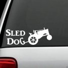 A1173 Antique Tractor Sled Dog Decal Sticker for Car Truck SUV Van Classic Barn