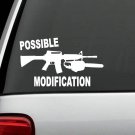 A1195 Possible Modification AR15 Chainsaw Parody Decal Sup Assault Weapon