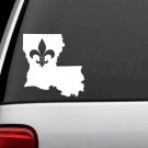 F1037 Louisiana Fleur De Lis Decal Sticker New Orleans Saints Laptop Surface Art
