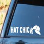 H1126 Hat Chick Baseball Decal Sticker Cap Collector Softball Tee Hiking Art sup