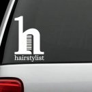 HAIR STYLIST COMB HAIRDRESSER HAIRSTYLIST DECAL STICKER for CAR TRUCK SUV VAN