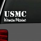 2-COUNT USMC MARINE CORP WOMAN MARINE DECAL STICKER Car TRUCK SUV VAN a1144