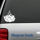 A1002 LOTUS HAIR STYLIST HAIR DRESSER SALON SCISSORS DECAL STICKER TRUCK SUV ART