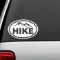 Hike Oval Decal Sticker *H1129 Tent Hiker Camper Art Camper Travel Trailer Kayak