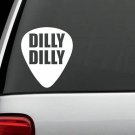 G1063 Dilly Dilly Guitar Pick Peace Symbol Decal Sticker Acoustic Electric