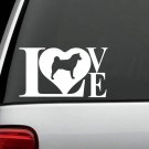 L1021 Akita Love Dog Decal Sticker for Car Truck SUV Laptop Surface Chow Husky