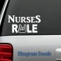 You get 10 Decals - C1020 NURSES RULE RN LPN DECAL Sticker