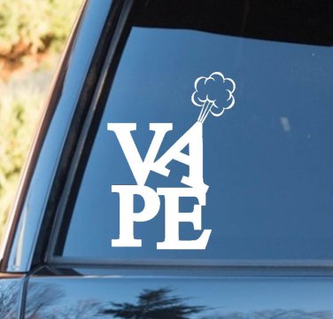 6-Pack C1132 Vape Decal Sticker coil ohm liquid vapelife vapor