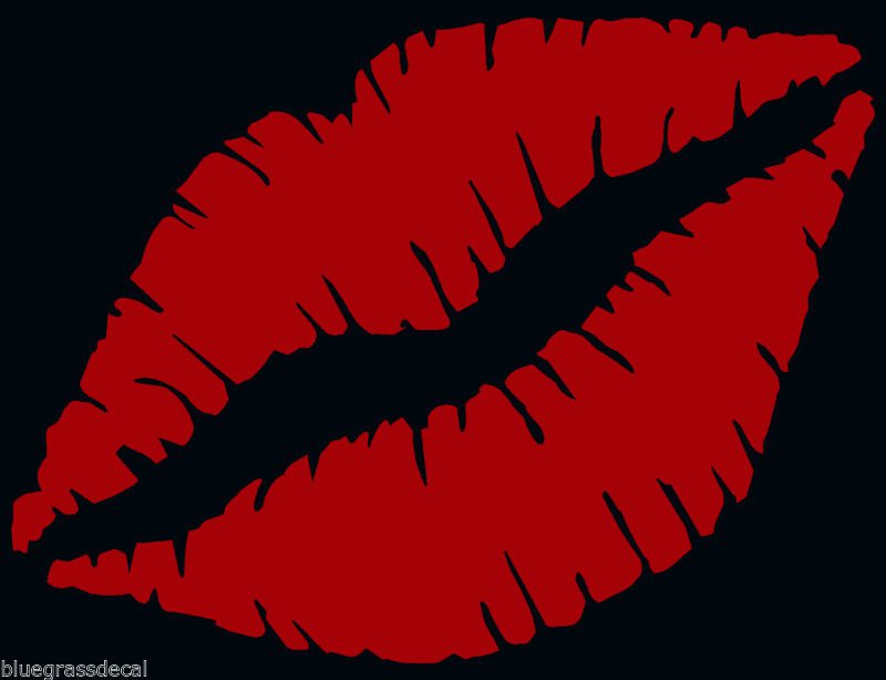 Kiss Lips Sticker Car Decal Sexy Love Window LOVE Sticker VINYL LAPTOP WALL