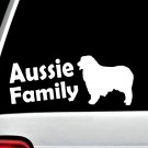 Aussie Family Australian Shepherd Dog Decal Sticker Car Window Pet Gift BG 107