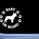 Baby on Board Frenchie L513 6" Sticker French bulldog decal