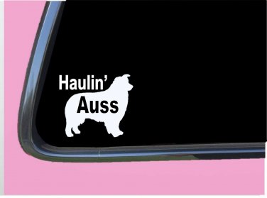 Haulin Auss TP 621 Sticker 6" Decal australian shepherd aussie dog show herding