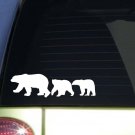 Polar Bear Family *I846* 8.5" wide Sticker decal ˜ Polar Bear Family *I846* 8.5" wide Sticker decal ˜