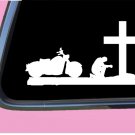 Praying Biker TP 668 Sticker 8" Decal Christian motorcycle helmet chaps boots Praying Biker TP 668 Sticker 8" Decal Christian motorcycle helmet chaps boots
