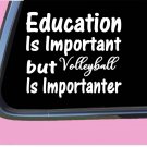 Volleyball Important TP103 vinyl 6" Decal Sticker setter hitter libero
