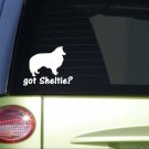 got Sheltie *I765* 6" inch Sticker decal dog Shetland sheepdog