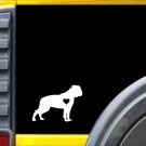 American Bulldog *J673* 6" STICKER DECAL dog little heart