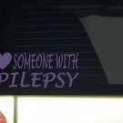 I love someone with Epilepsy *I421* 8" PURPLE Sticker decal epileptic seizure I love someone with Epilepsy *I421* 8" PURPLE Sticker decal epileptic seizure