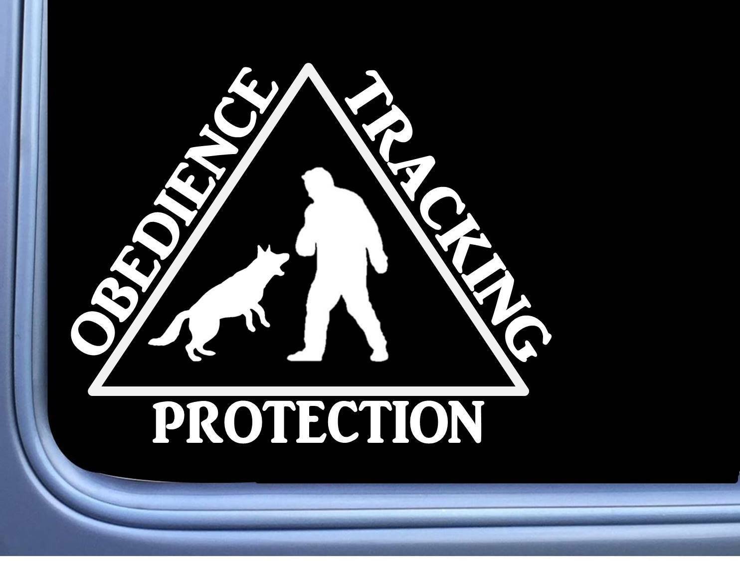 Schutzhund Tracking Obnedience Protection M349 6 inch Sticker Decal dog k9