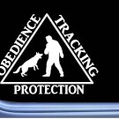 Schutzhund Tracking Obnedience Protection M349 6 inch Sticker Decal dog k9 Schutzhund Tracking Obnedience Protection M349 6 inch Sticker Decal dog k9