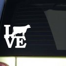 Dairy Cow Love *I905* 6x6 inch Sticker cow decal