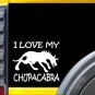 I love my Chupacabra Sticker k203 6 inch monster decal