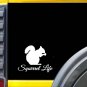 Squirrel Life k701 6 inch feeder decal sticker