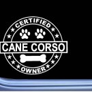 Certified Cane Corso L314 Dog Sticker 6" decal Certified Cane Corso L314 Dog Sticker 6" decal