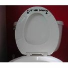 PUT ME DOWN TOILET SEAT 7" STICKER BATHROOM John POTTY FUNNY COLLEGE Lid Decal