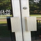 Walk-ins welcome signs sticker hairstylist salon barber door 8 inch E205 vinyl