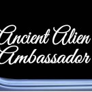 Ancient Alien Ambassador M410 8 inch Sticker empath mystical Decal magic psychic