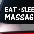 Eat Sleep Massage Sticker *G941* 8" vinyl massage therapy therapist spa rocks Eat Sleep Massage Sticker *G941* 8" vinyl massage therapy therapist spa rocks