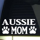 Aussie Mom sticker *H359* 8.5 inch wide vinyl australian shepherdl training Aussie Mom sticker *H359* 8.5 inch wide vinyl australian shepherdl training