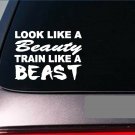 Look like a beauty sticker gym weightlifting fat burner window laptop 6" *E209*