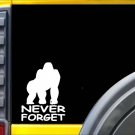 Gorilla Never Forget Harambe *J715* 6 inch Decal Sticker Gorilla Never Forget Harambe *J715* 6 inch Decal Sticker
