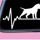 Pitbull Cropped Lifeline TP 240 vinyl 8" Decal Sticker american bully