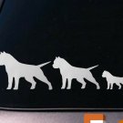 PIT BULL FAMILY 8.5" STICKER DECAL VINYL CAR AMERICAN BULLY APBT AMSTAFF *D626*
