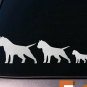 PIT BULL FAMILY 8.5" STICKER DECAL VINYL CAR AMERICAN BULLY APBT AMSTAFF *D626*