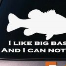 I like big Bass 6" sticker decal bait fishing rod reel lure *D692* I like big Bass 6" sticker decal bait fishing rod reel lure *D692*