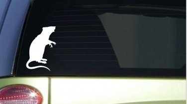 Rat 8 inch tall Sticker *I269* coonhunting decal mouse turtle ninja